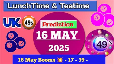 lunchtime Prediction for Today .